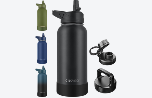 CIVAGO 32 oz Insulated Water Bottle With Straw