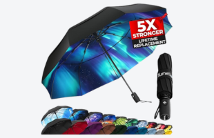 TUMELLA Strongest Windproof Travel Umbrella